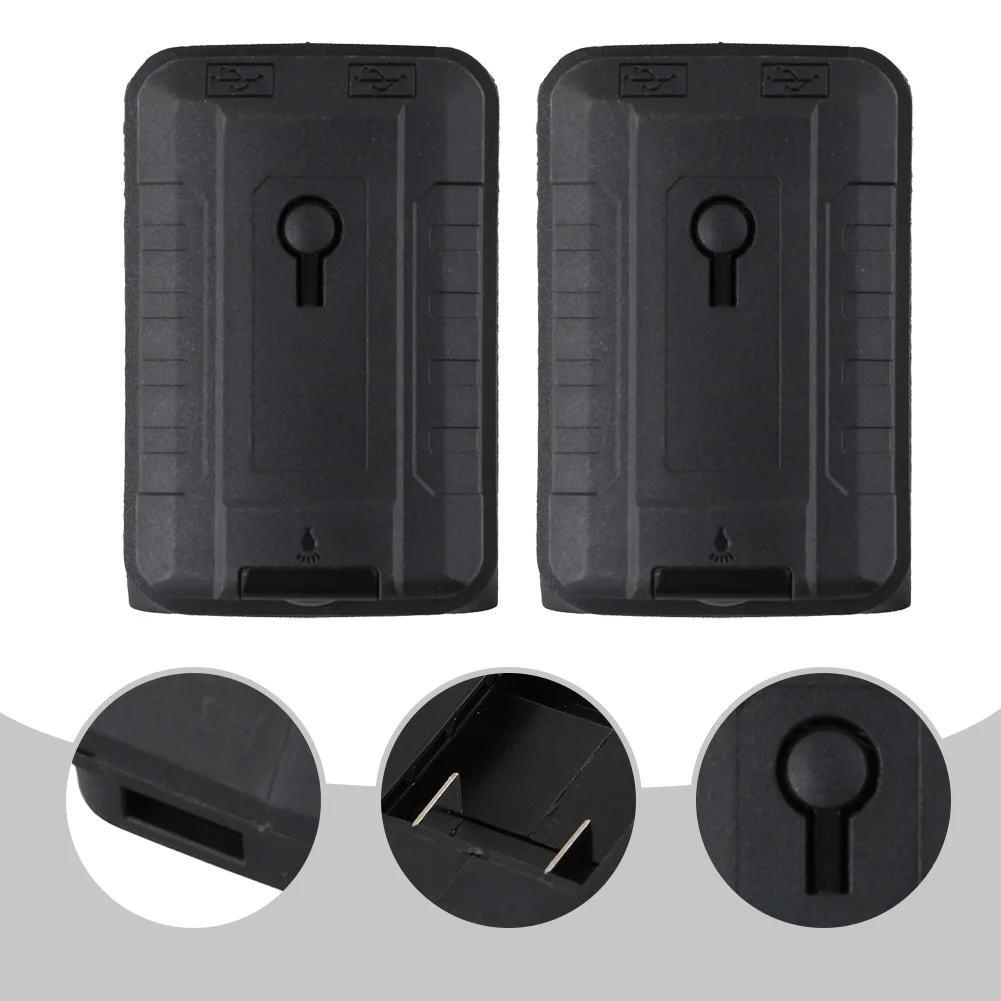 Adaptadores para cabeça de conversão de bateria dayi, 2 peças, conversor de chave elétrica, conversor usb duplo, ferramentas elétricas, acessórios de substituição