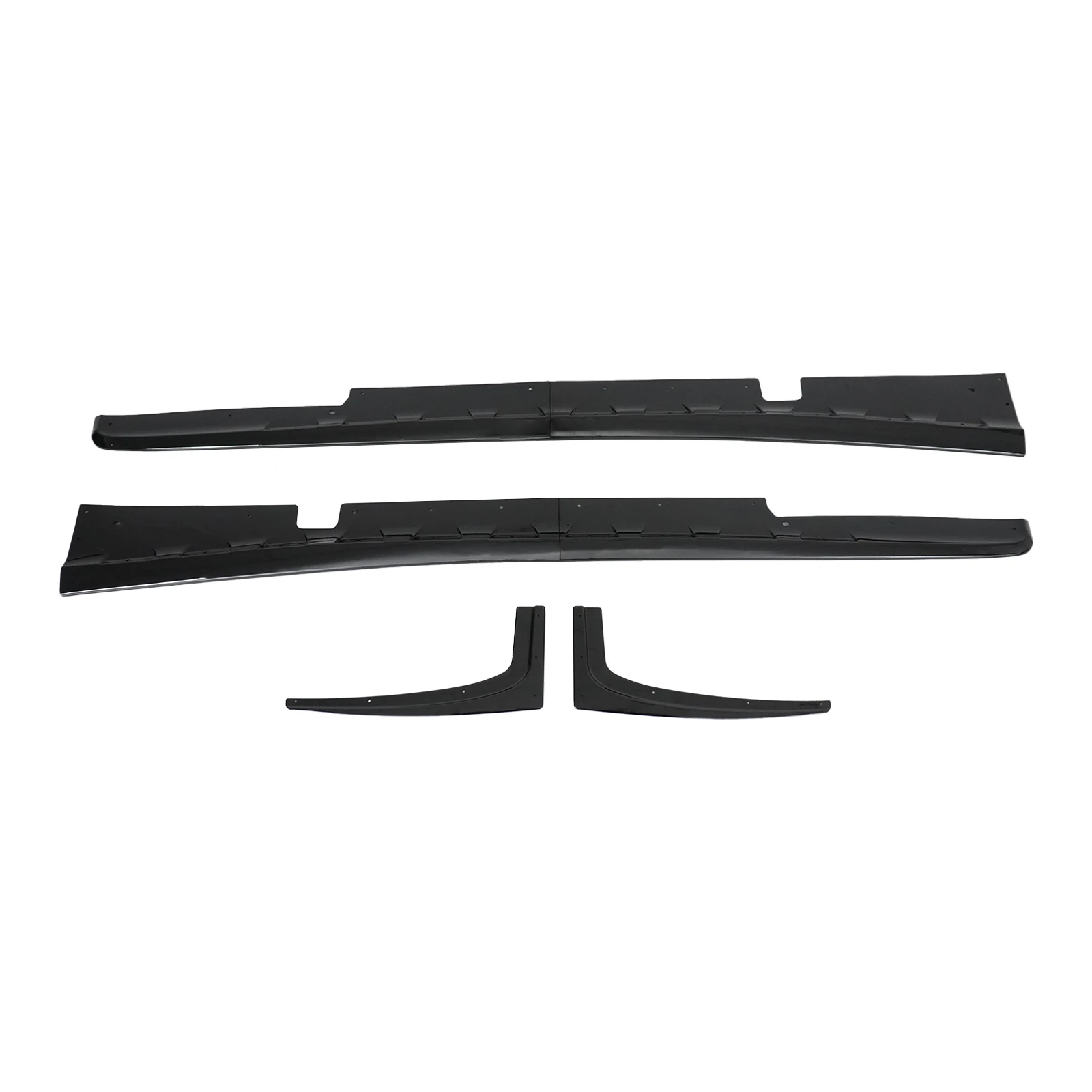 6PCS Car Side Skirt &Mudguard For Chevrolet Corvette C5 1997-2004 All Model Glossy Black Carbon Fiber Look Auto Accessories view 5