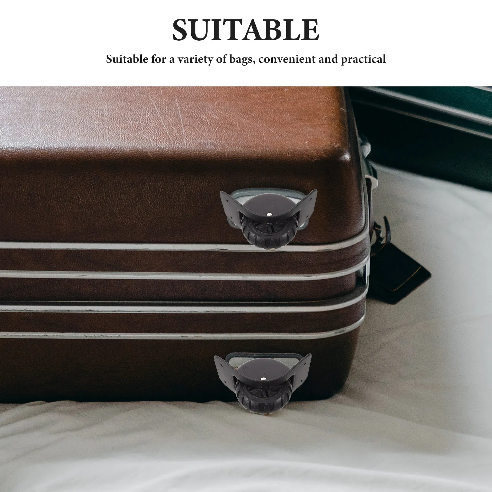 ล้อกระเป๋าเดินทางแบบเงียบ 1 คู - Luggage Wheel Replacement บทวิจารณ์และราคา