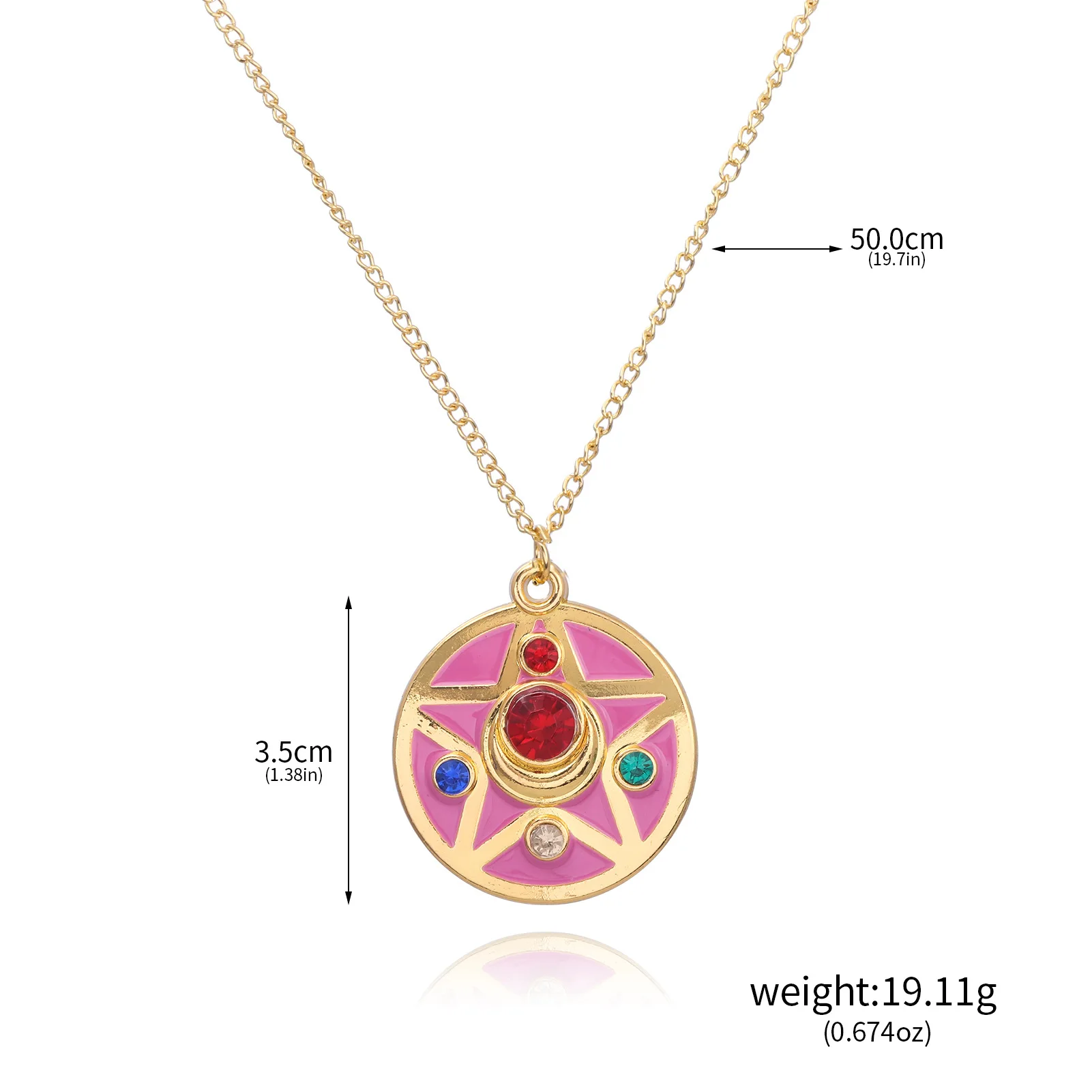 Anime Sailor Moon Necklace Tsukino Usagi Sailor Mercury Venus Jupiter Saturn Metal Keychains Pendants Cosplay Accessories Figure