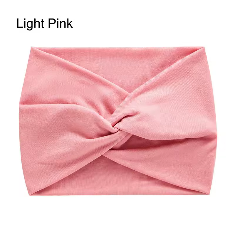 Hair Accessories Twisted Extra Large Thick Wide Headbands Turban Workout Headband Head Wraps for Women - Image 12