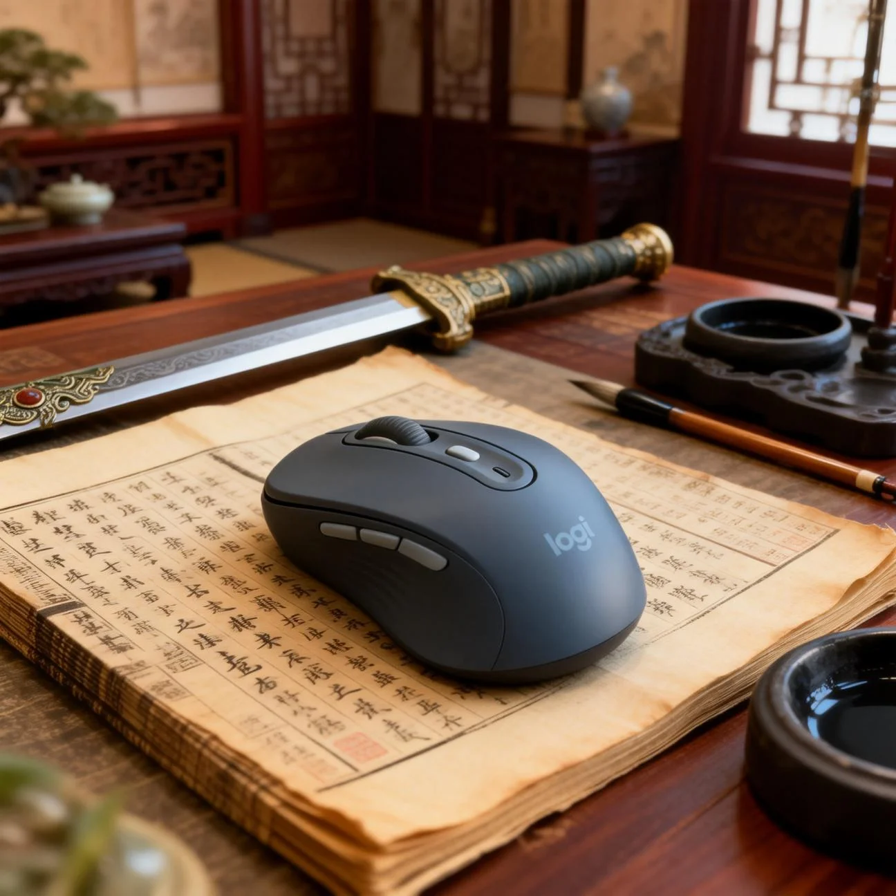 

Бесшумная беспроводная мышь Logitech M750/M650/M330 для нескольких устройств с эргономичным удобным захватом для офиса