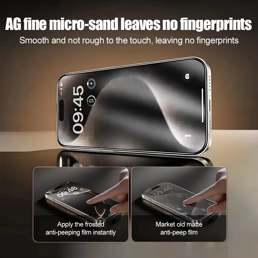 1～4枚入り マット加工 プライバシー強化ガラス液晶保護フィ - Matte Anti Glare Screen Protector のレビューと価格