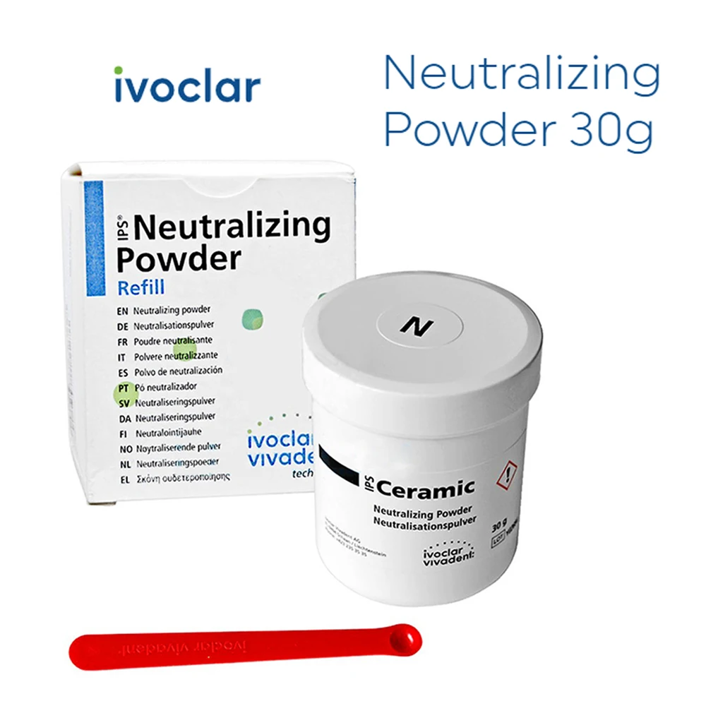 

Ivoclar IPS Ceramic Refill Neutralizing Powder 30g Dental Lab Materials Dentistry Technician Laboratory Products Vivadent Emax