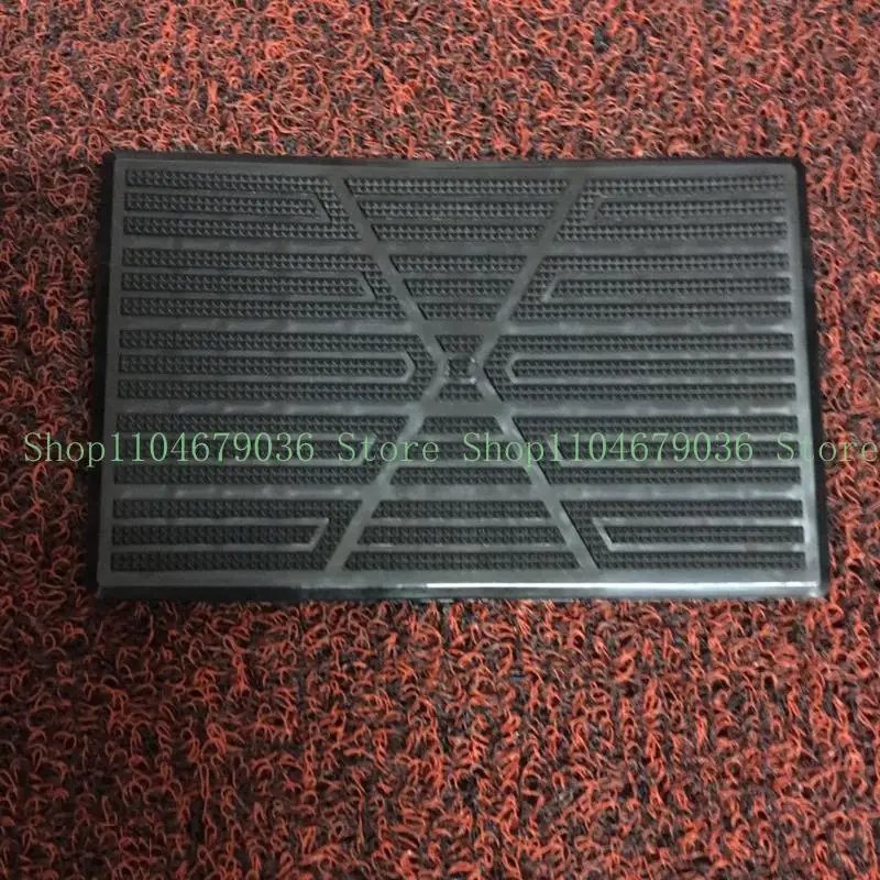 

Прямоугольный коврик для стороны водителя 23x15 см, противоскользящий ковер, подпятник для ног, автомобильные аксессуары для интерьера