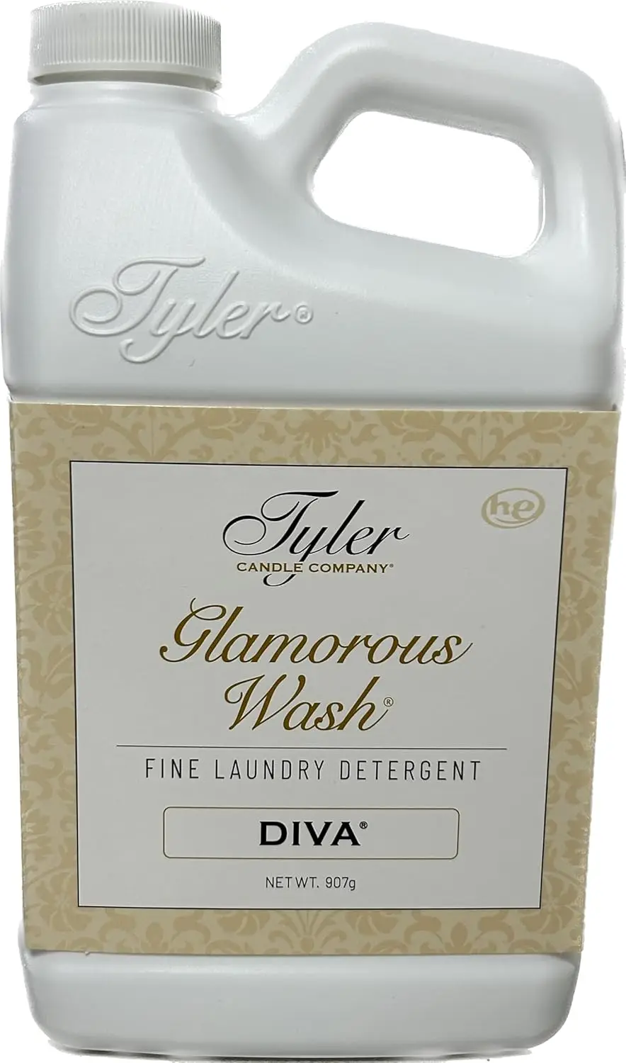 

Glam Wash Laundry Detergent, Diva 907g Liquid, HE Safe for High-Efficiency Machines, 32 FL Oz (0.95L) Fresh Scent
