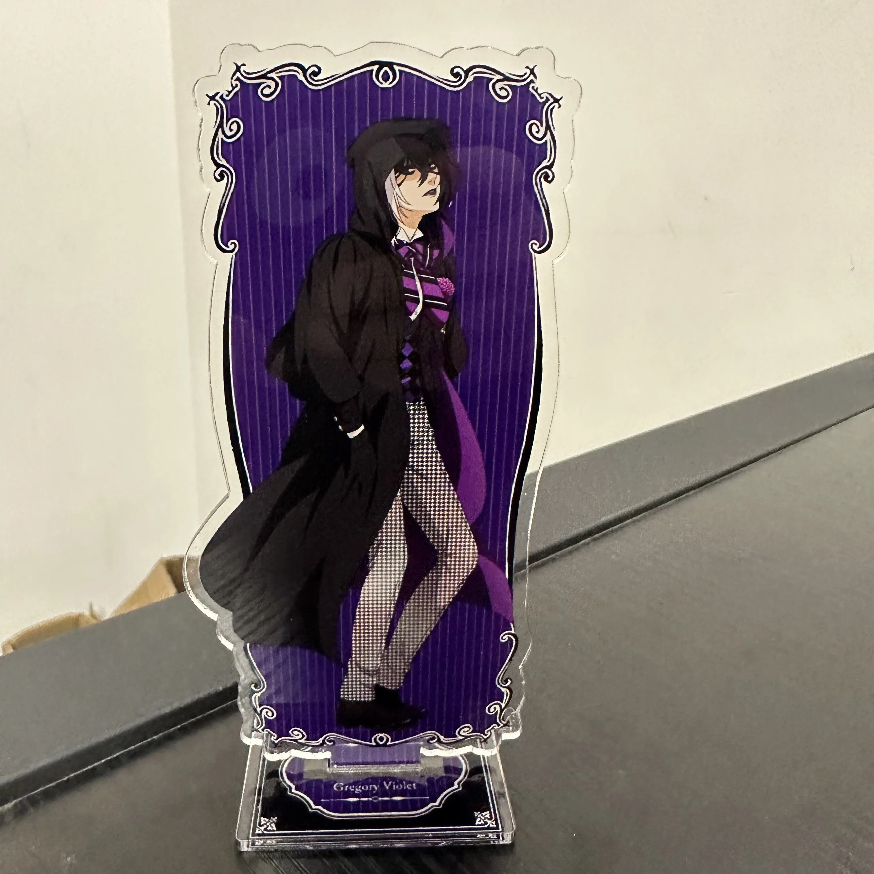 15CM Anime Black Butler Figures Sebastian Michaelis Acrylic Stands Gregory Violet Edgar Raymond Character Model Fans Gifts