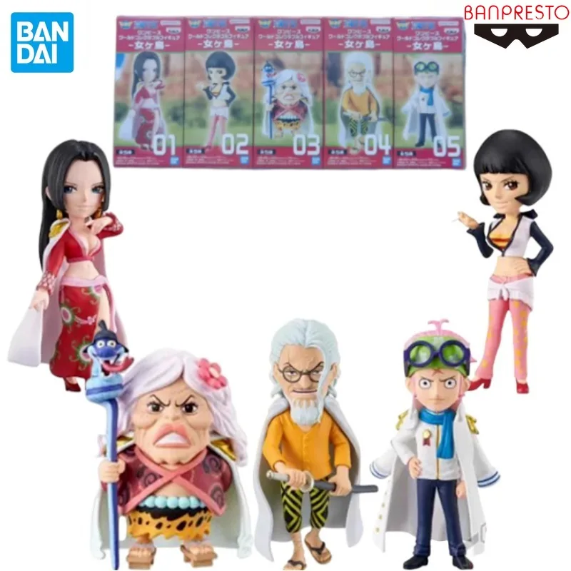 

Original Genuine BANPRESTO One Piece WCF Amazon Lily Rayleigh Hancock Shakky Gloriosa Coby Anime Figures Collectible Model