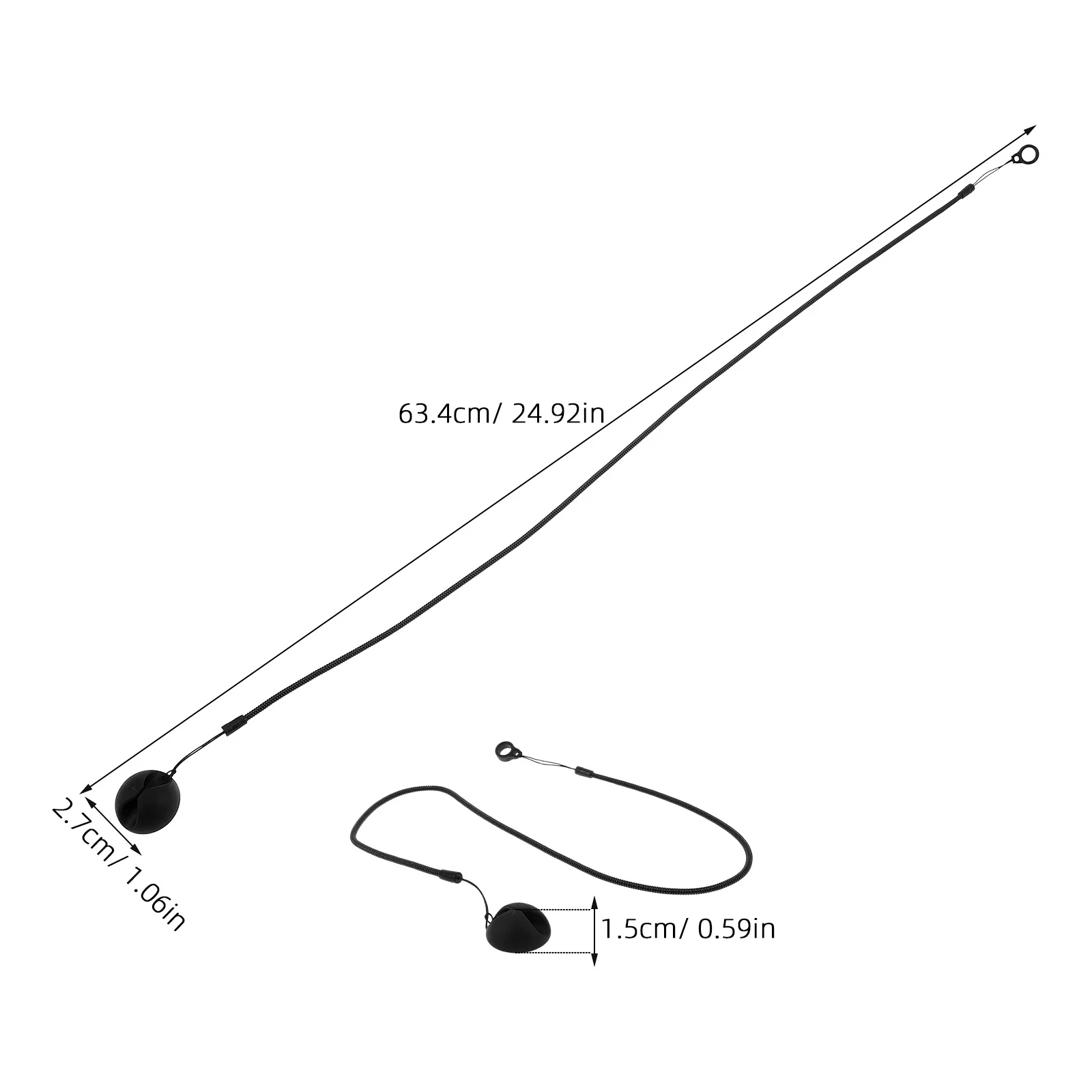 6 قطعة مقود القلم القابل للسحب 25 حبل الربيع 8 مللي متر قاعدة السيليكون لأقلام اللمس مكتب المدرسة فندق البنك عدادات #2