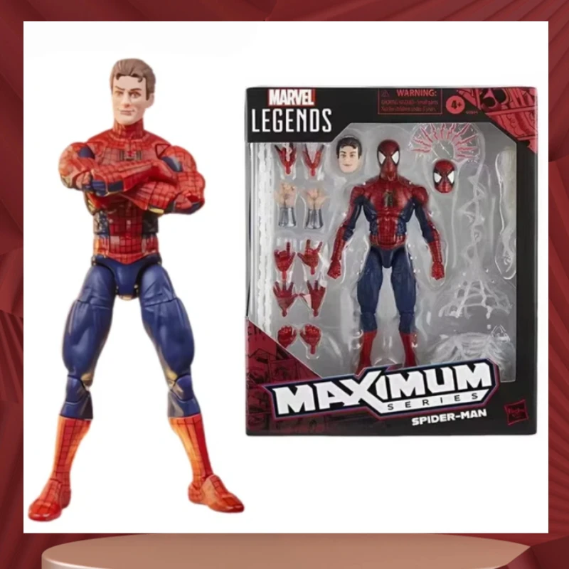 Sofort lieferbar: Spider-Man Legends Ultimate Maximum Series Anime-Actionfigur, 6 Zoll, hochwertige KO-Sammlermodellpuppe.
