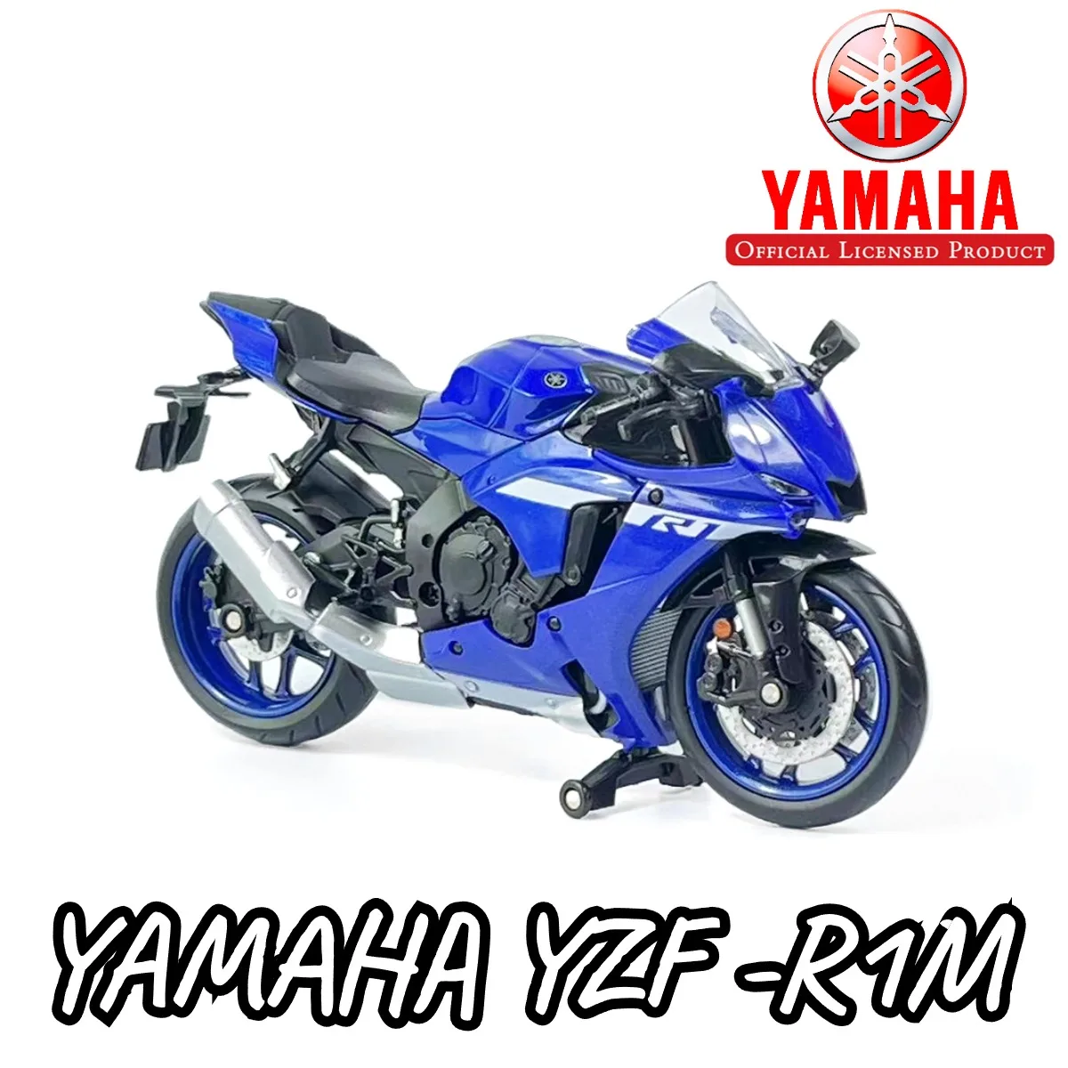 

Модель мотоцикла YAMAHA YZF -R1M Sport Bike, модель мотоцикла, Реплика литых под давлением коллекционных автомобилей, украшение, рождественский подарок, детская игрушка для мальчиков, масштаб 1/12