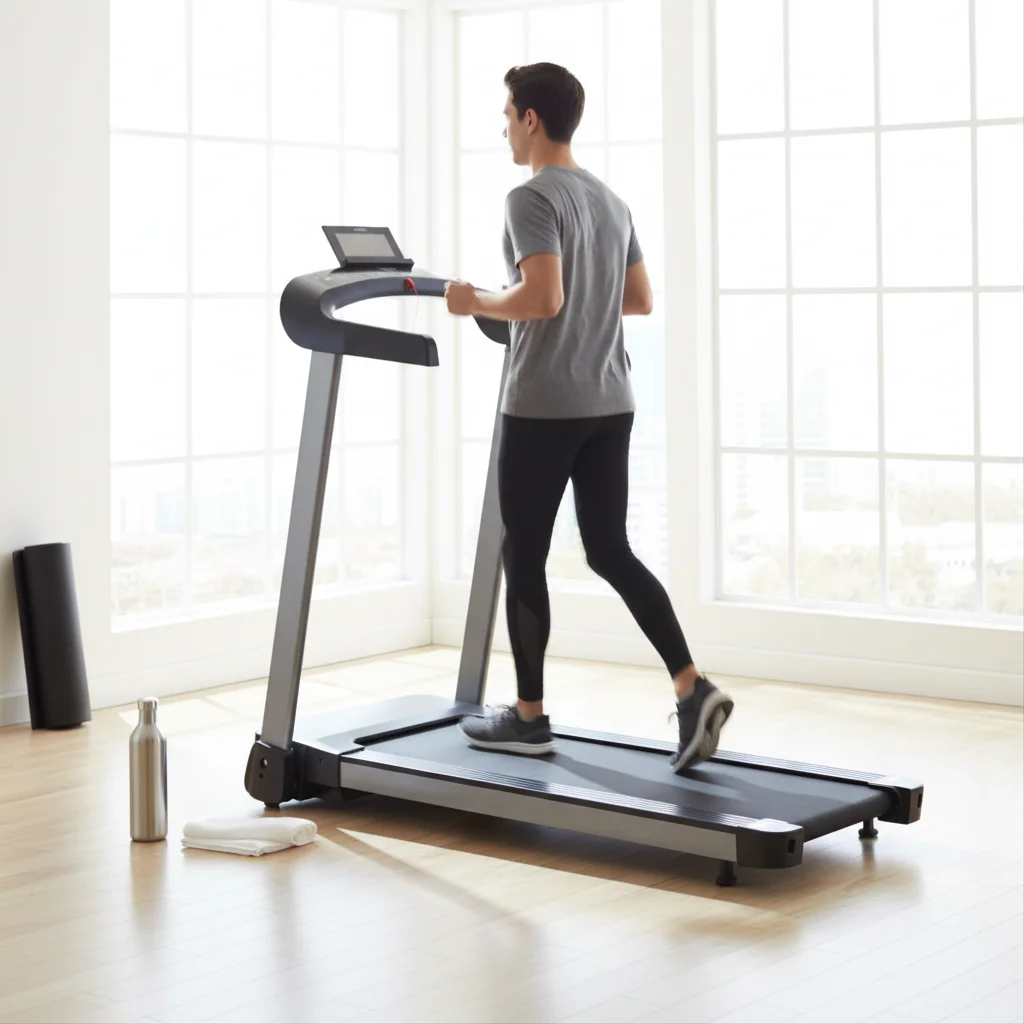 Adjustable Speed Under Desk Treadmill Portable Electric Walking Pad Foldable Running Machine for Home Office Gym Indoor Fit