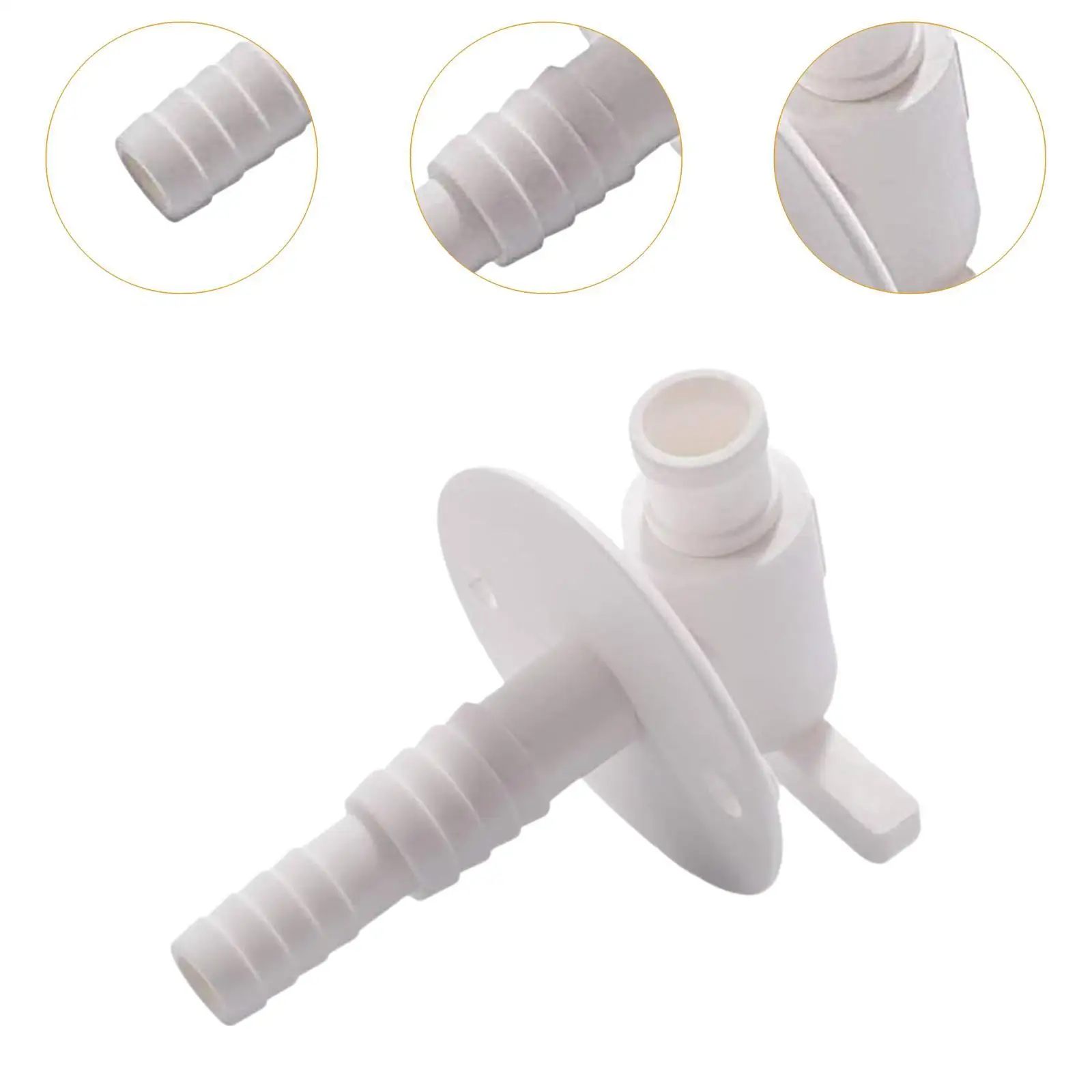 

Сливной клапан для водяного бака автодома, запасная часть, используется с виниловой трубкой 3/4 или 1/2 дюйма, поставляется с фланцем, белый цвет.