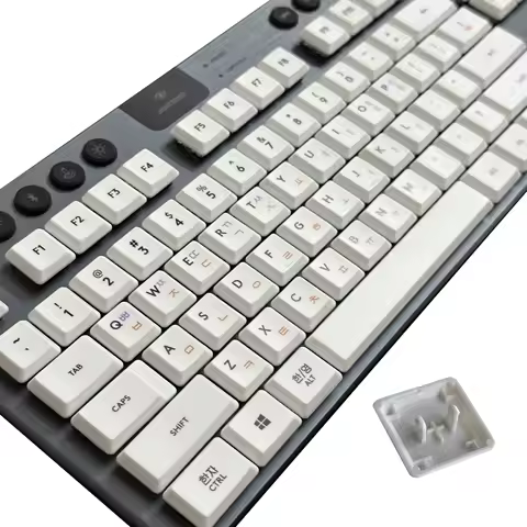 Korean Keycaps PBT Minimalist Style Custom Keycap Set Suitable for Logitech G813/G815/G913/G915 TKL RGB Mechanical Keyboard