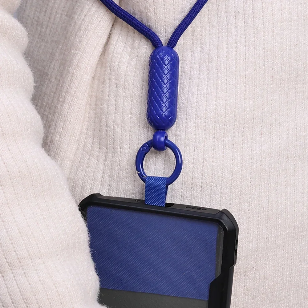 Portable Adjustable Cellphone Lanyard 360 Degree Rotatable Neck Straps with Tether Tab Multifuctional Anti-fall Phone Lanyards