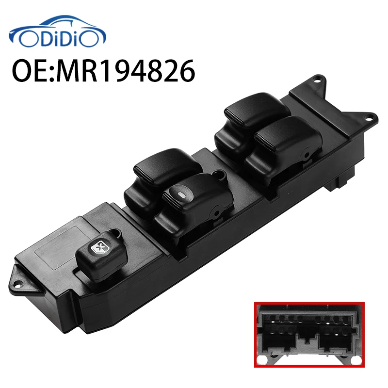 MR260387 MR194826 Front Left Electric Power Window Control Switch MR482866 For Mitsubishi L-200 Magnum 2002-2007