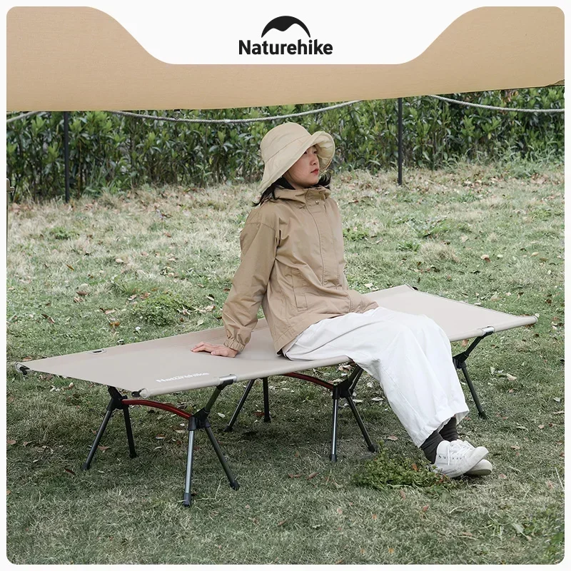 Naturehike Portable Bed Individual Folding Campaign Outdoor Lightweight Camping Sleeping Travel Cot Adult Field Bed Pliable