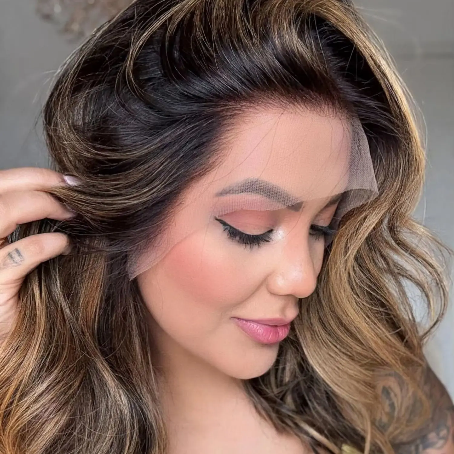 

14-дюймовый синтетический парик из волокна Futura, шоколадно-коричневый, термостойкий парик спереди, костюм для женщин, повседневное использование для вечеринок