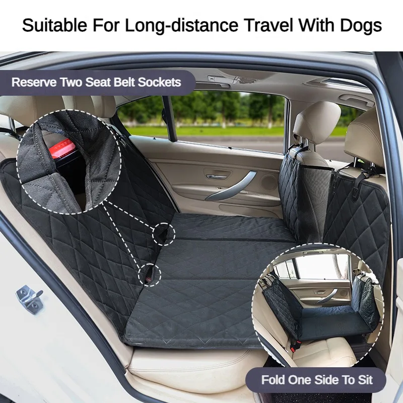 Hot Selling Pet Car Seat Cushion, Rear Seat Waterproof and Scratch Resistant Large Dog Car Carrier Dog Seat Cushion