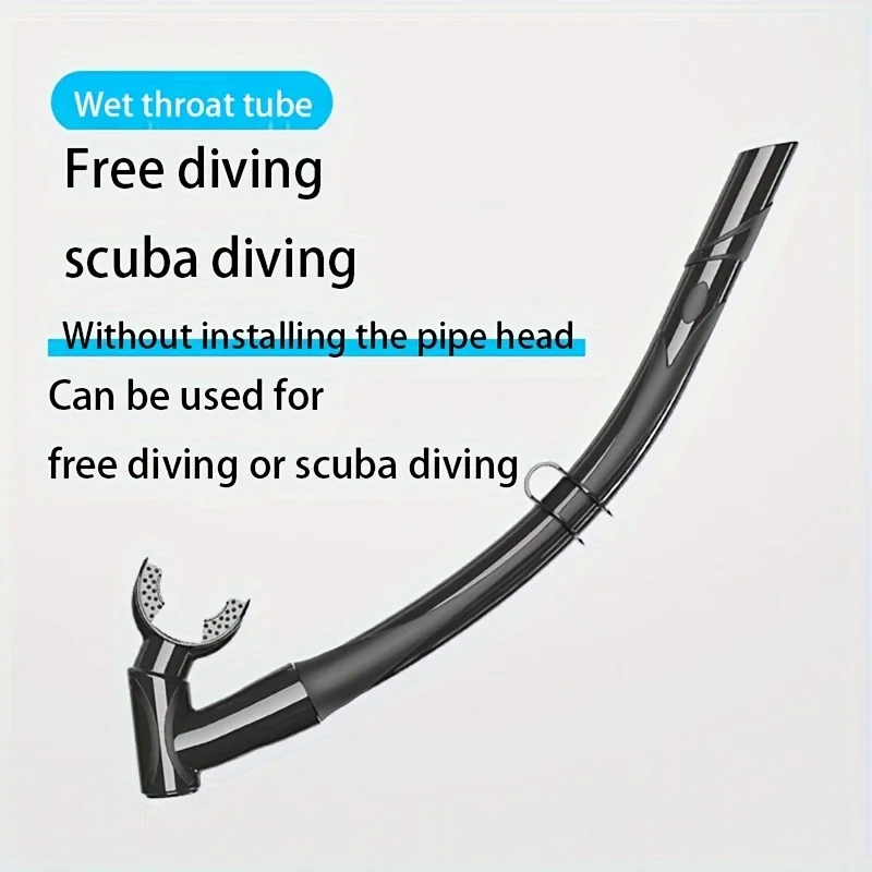 Adult Diving Breath Tube Adult Multifunctional Silicone Snorkel Wet and Dry Swimming Dive Snorkel Scuba Diving Equipment - Image 2