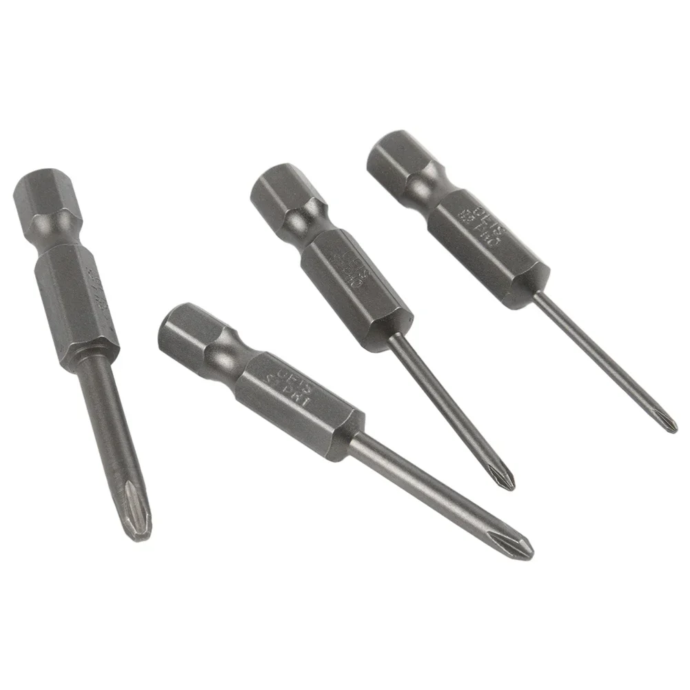 Brocas de Chave de Fenda Sólidas Hex Shank Ph2 Precisão Tamanhos 50 mm Brocas Elétricas Cruzadas de Liga de Aço de Alta Qualidade