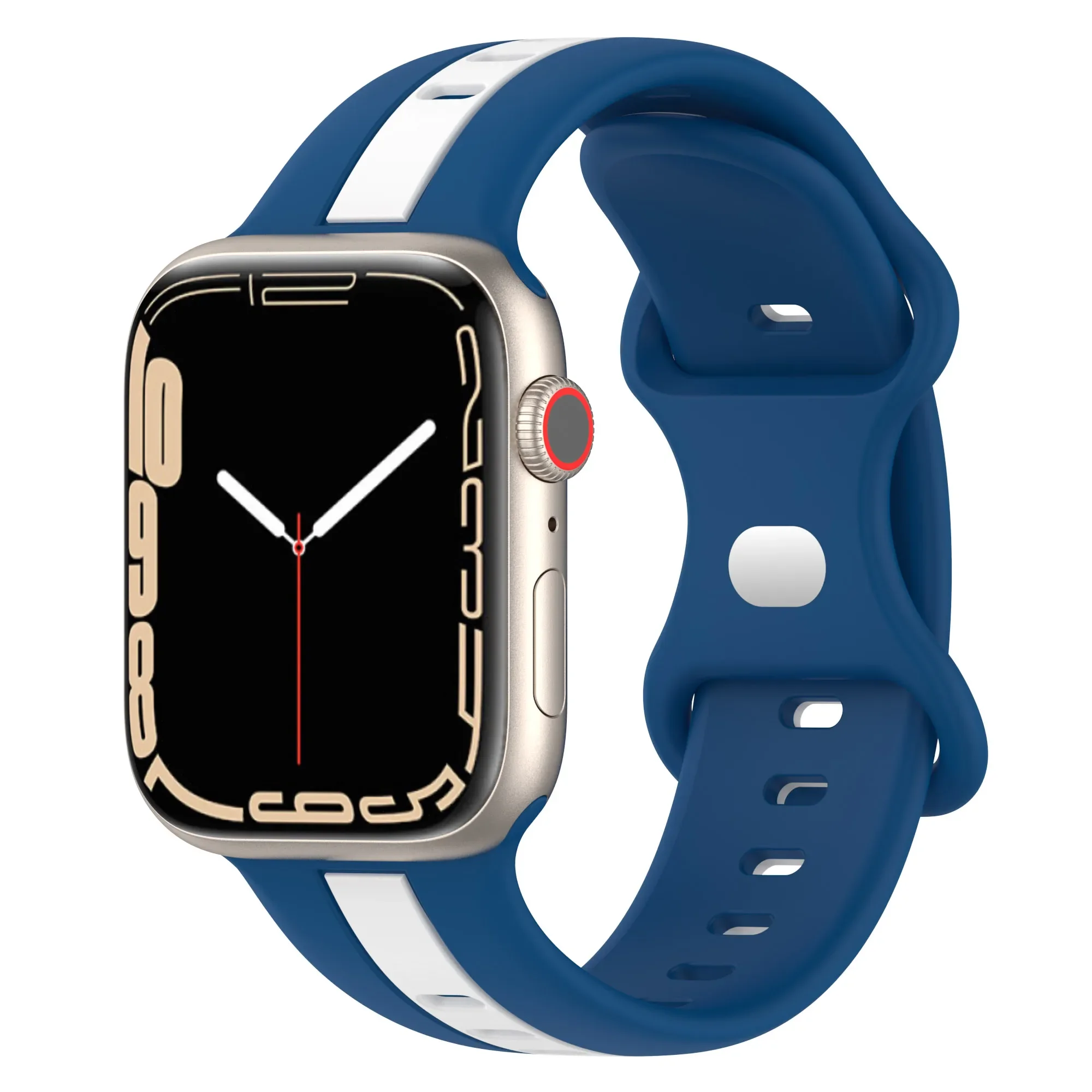 حزام سيليكون لساعة أبل الترا 3 49 ملم 11 10 46 ملم 42 ملم 9 8 7 45 ملم 41 ملم سوار رياضي iWatch Series 6 5 4 SE 44 ملم 40 ملم