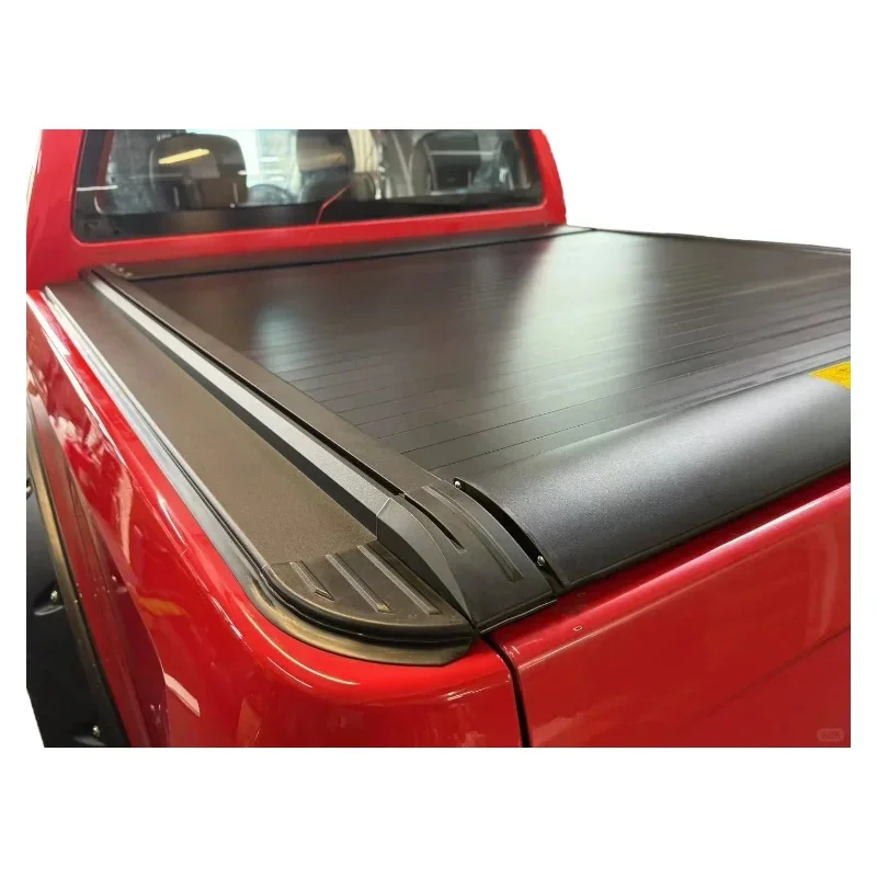 Tacoma Short Manual Roller Shutter Tonneau Cover Aluminum Waterproof Retractle Truck Bed Lid