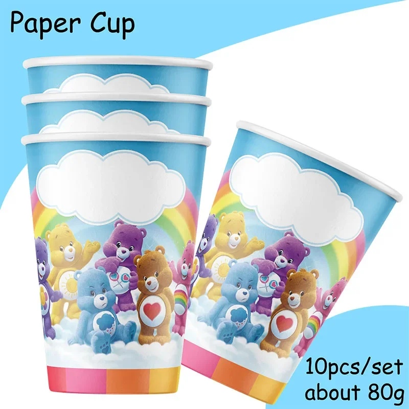 Care Bears  Theme gender reveal Party Decorations Set Cake Topper Latex Balloons Banner Princess Girl Party Supplies Decoration