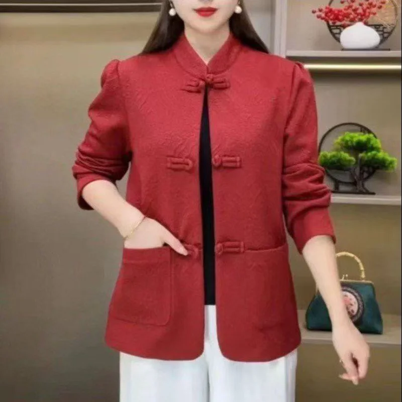 

New Style New Tang Suit Chinese Loose Warm New Jacket Women's Clothing Popularity