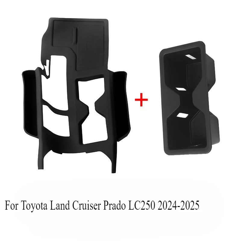 

For Toyota Land Cruiser Prado LC250 2024-2025 Dashboard Silicone Mat - Custom Fit Center Console Anti-Slip Pad Protection Cover