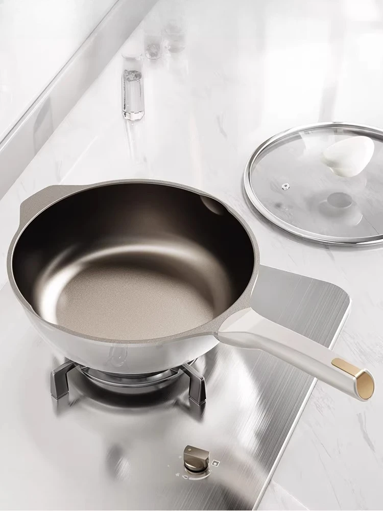 

Nonstick Ceramic Frying Pan Induction Compatible Oven Safe Scratch Resistant Home Kitchen Healthy Cooking Easy Clean Wok Pan