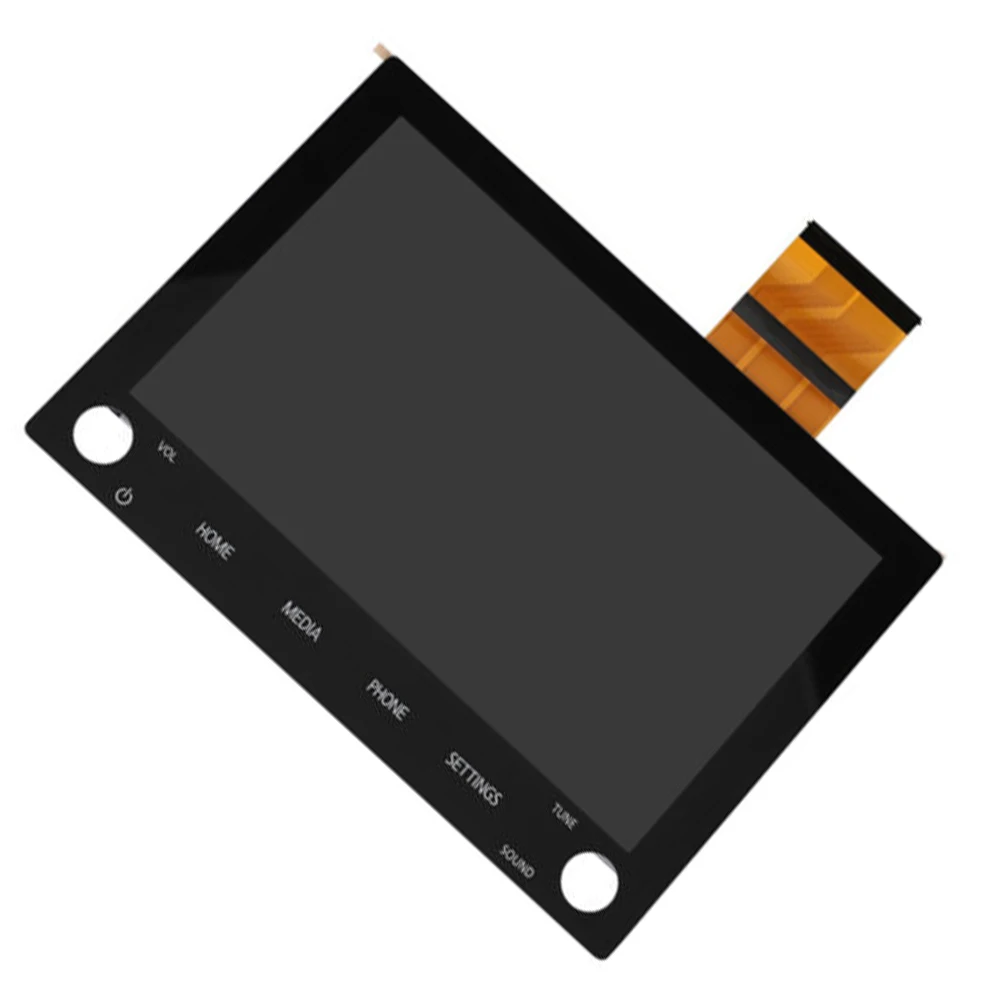 

1pc 8740a076 040 For Mitsubishi Outlander 20-22 8inch LCD MONITOR TOUCH-SCREEN 2 KNOBS Black Car Electronics Accessories
