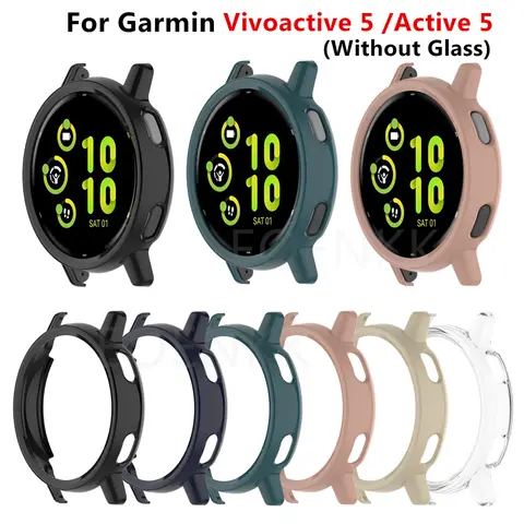 Custodia protettiva per bordi rigidi per Garmin Vivoactive 5 Custodia protettiva antigraffio Telaio per PC Paraurti per Garmin Vivo Active 5 Shell