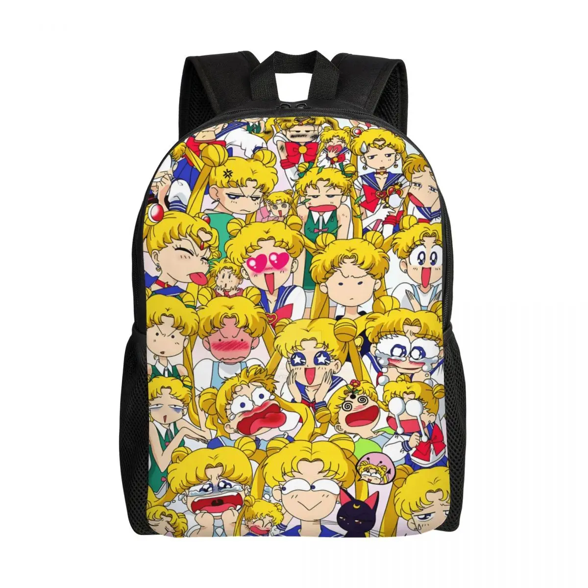 

Рюкзаки с милыми героями мультфильмов на заказ Sailors Moons для мужчин и женщин, водонепроницаемые школьные сумки в стиле аниме для колледжа, сумки для книг с принтом