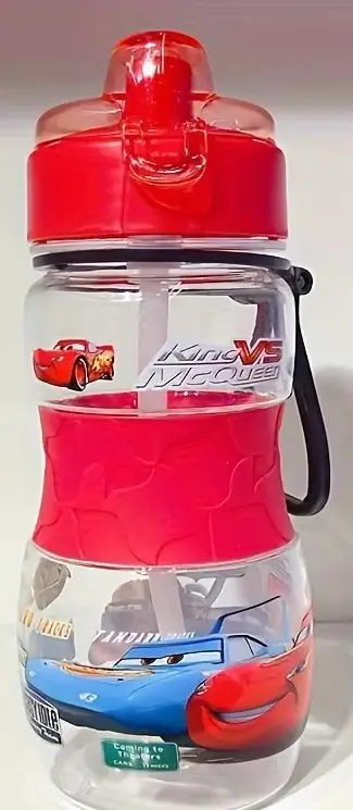 Disney Princess Elsa, Lightning McQueen Water Cup Cute cartoon Kids Water Cups, Portable Water Bottles Travel, Outings, Camping view 4
