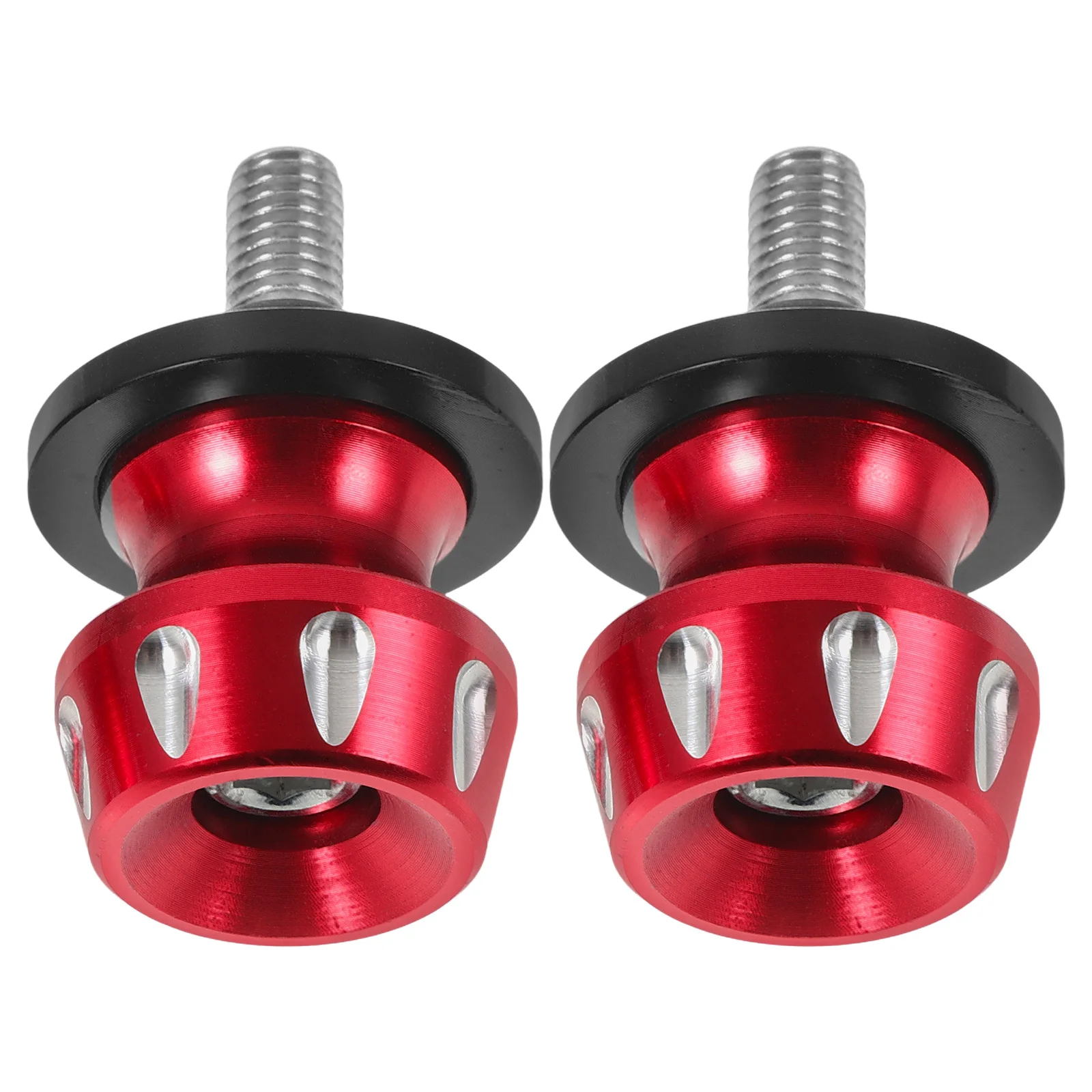 

1 Pair Motorcycle Swing Arm Stand Screws 8Mm Aluminum Alloy Spools Slider Frame Fasteners Replacement Durable Easy Installation