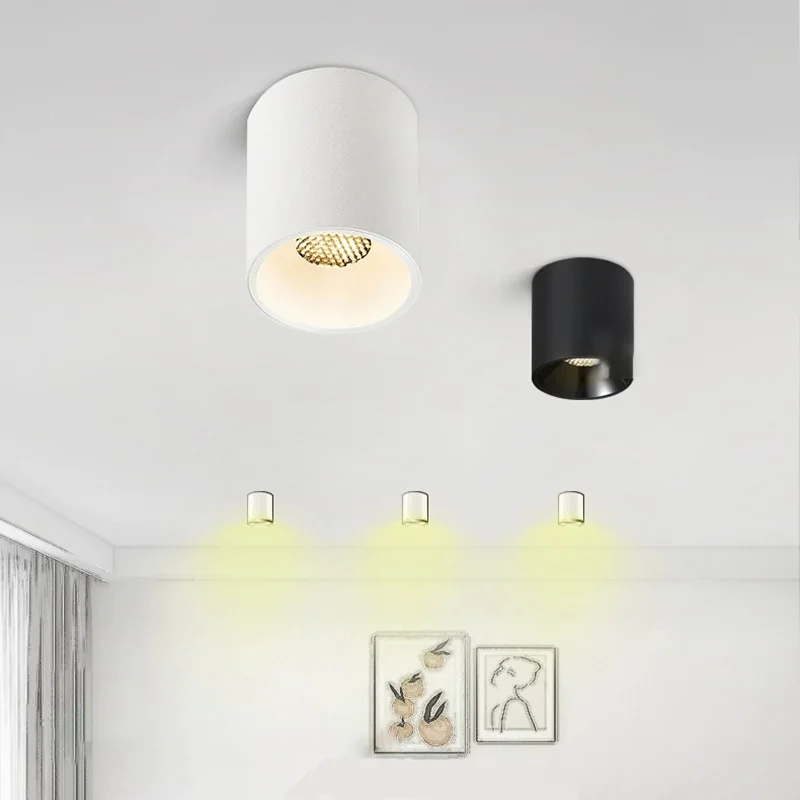 Full Spectrum Open Decoration Living Room Without Main Lighting, long tube ceiling ceiling mounted spotlight