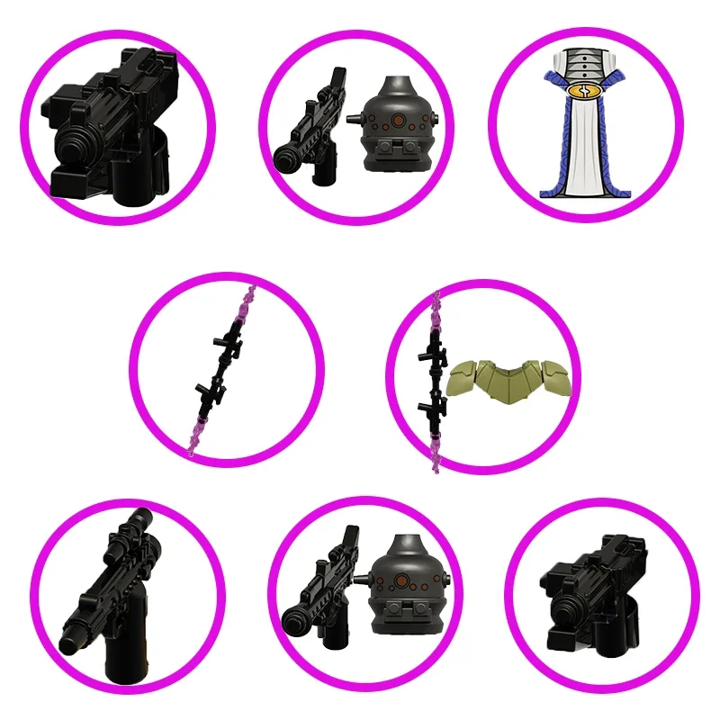 KDL859 New Movie Design Characters ABS Plastic Mini Assembled Building Blocks Action Figures Kid's Toy