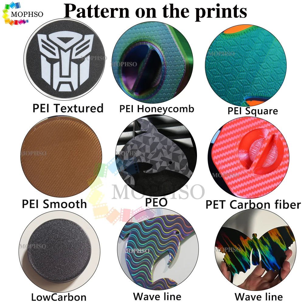 DiGiYes Plaque Double Face PEI + PEO 184x184mm Pour Bambu Lab A1 Mini - Surface Texturée Et Lisse, Acier Ressort Flexible, Adhésion Parfaite PLA PETG ABS