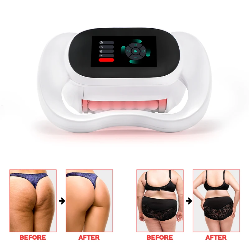 Latest Lymphatic Drainage Face Lifting Roll Slimming Therapy Machine Cellulite Body Slimming Inner Ball Rolling Machine