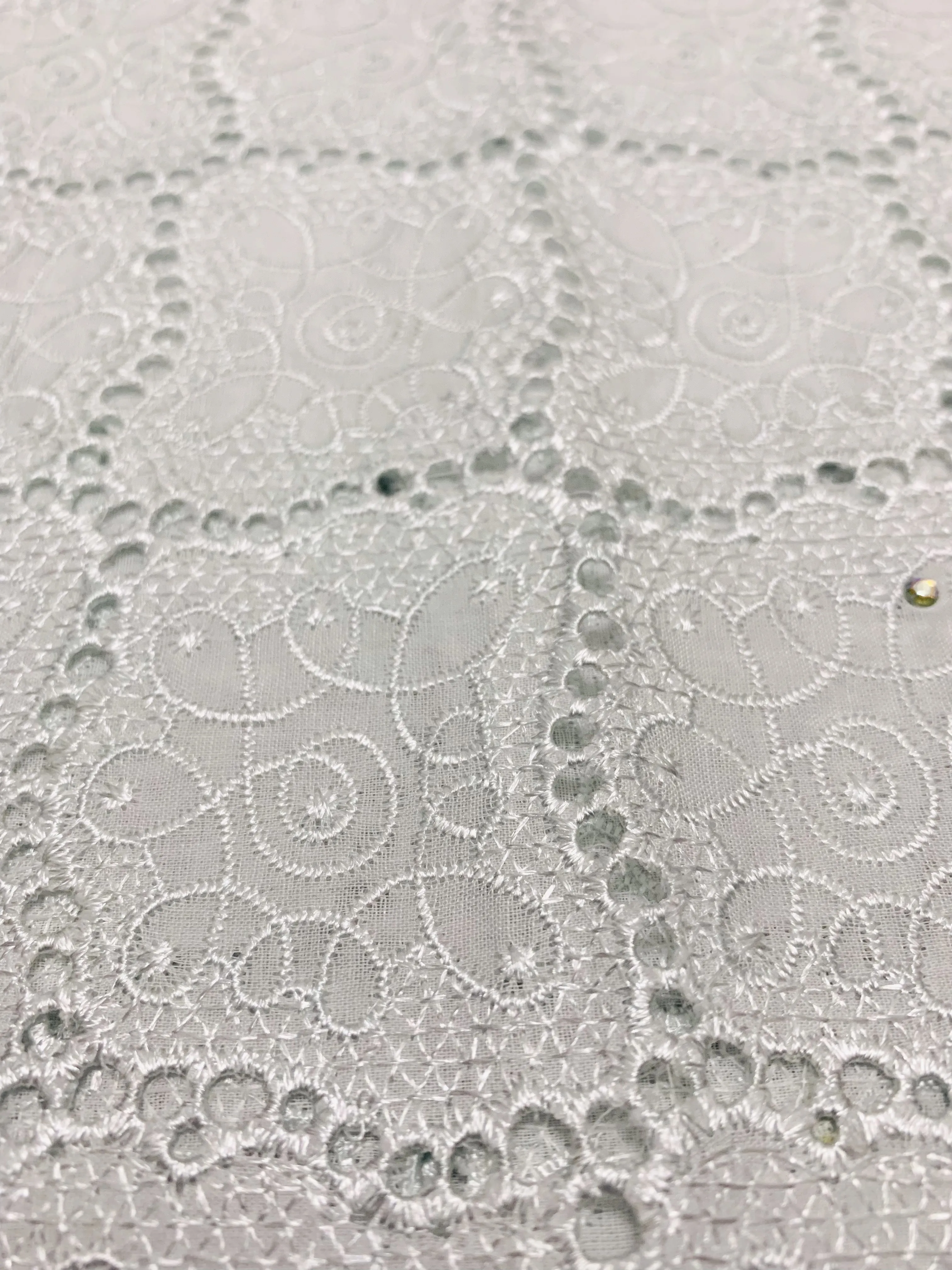 Nigerian lace fabric 2024 New Arrival High Quality Swiss Dry Cotton Lace Fabric For Nigerian Wedding Sewing Dress
