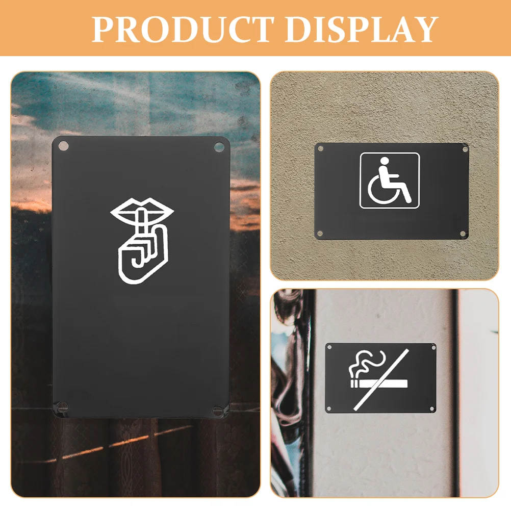 Imagem -06 - Multi-function Blank Alumínio Metal Signage Hotel Porta Plate Nameplate Gravura Escritório 10 Pcs