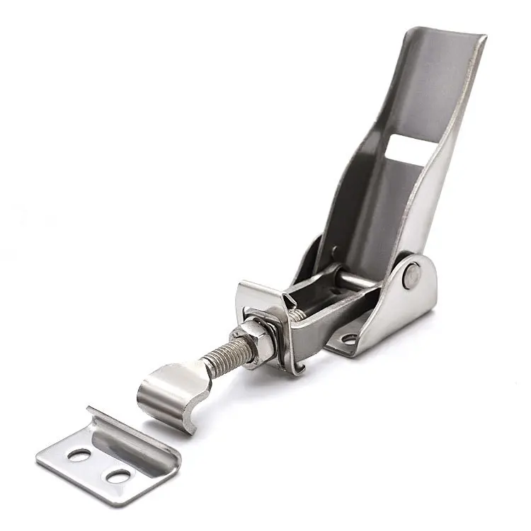 DK602 Tool Box Lock Hasp Hardware Cabinet Industrial Equipment Box Stainless Steel Latch Buckle