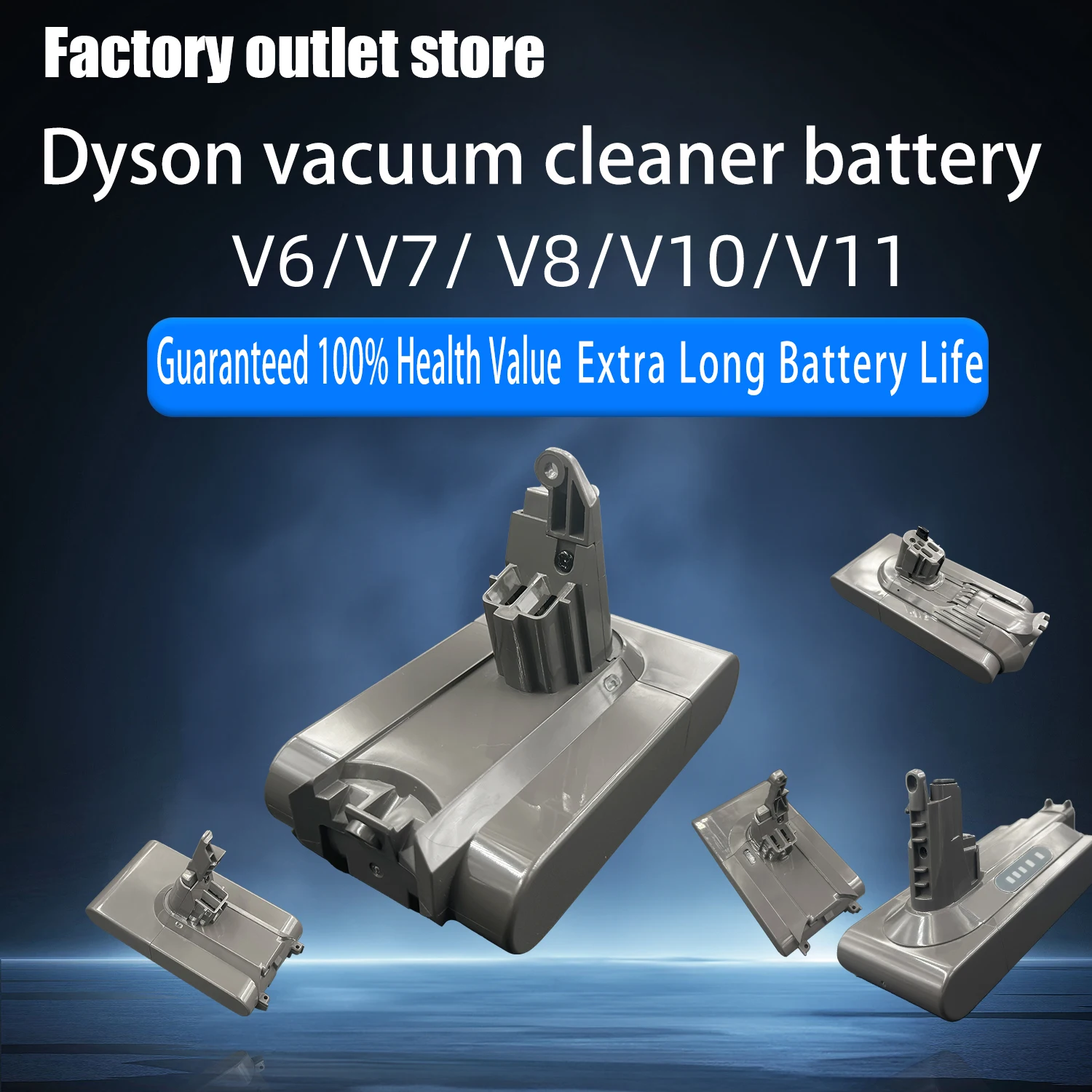 DXT New vacuum cleaner battery  For Dyson V6 V7 V8V10 Series SV12 DC62 SV11 sv10 HandheldVacuum Cleaner Spare battery