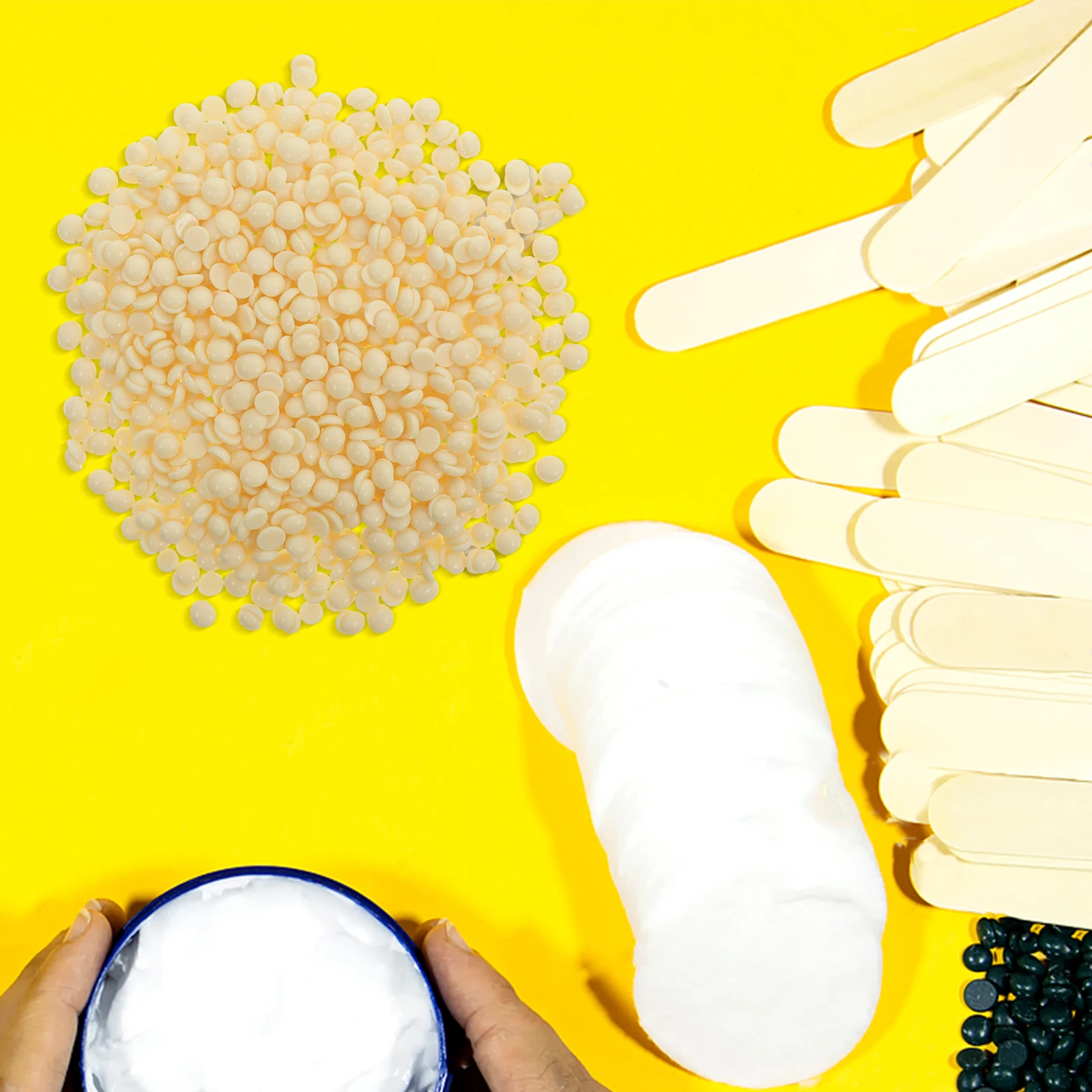 

1 Bag Professional Hair Removal Beans Face Body Long- Skin Gentle Formula All Skin Types Fast Waxing