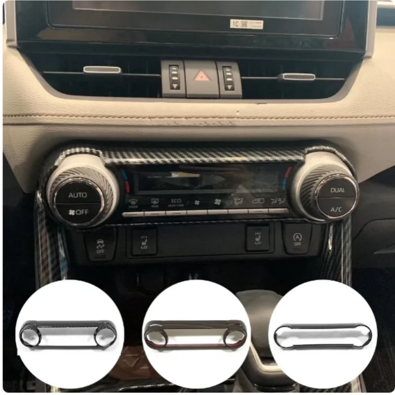 

For Toyota RAV4 2019 2020 2021 2022 2023 Styling Inner Trim Conditioning Middle Air Condition Switch Button Outlet Vent Hoods