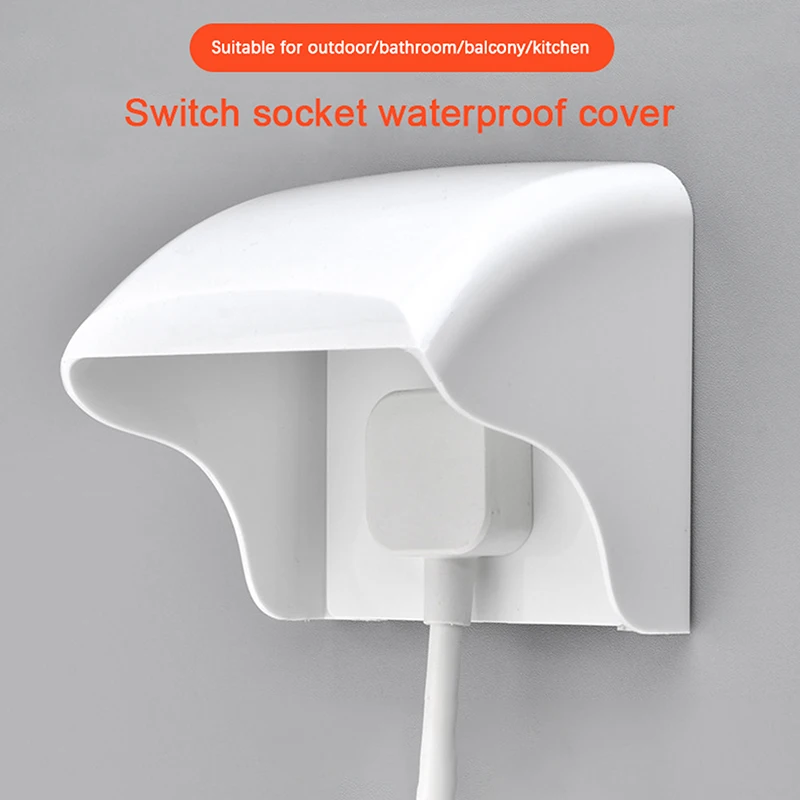 غطاء حماية عالمي للمفتاح المقاوم للماء ، واقي مقبس كهربائي خارجي ، صندوق شفاف ، حائط #4
