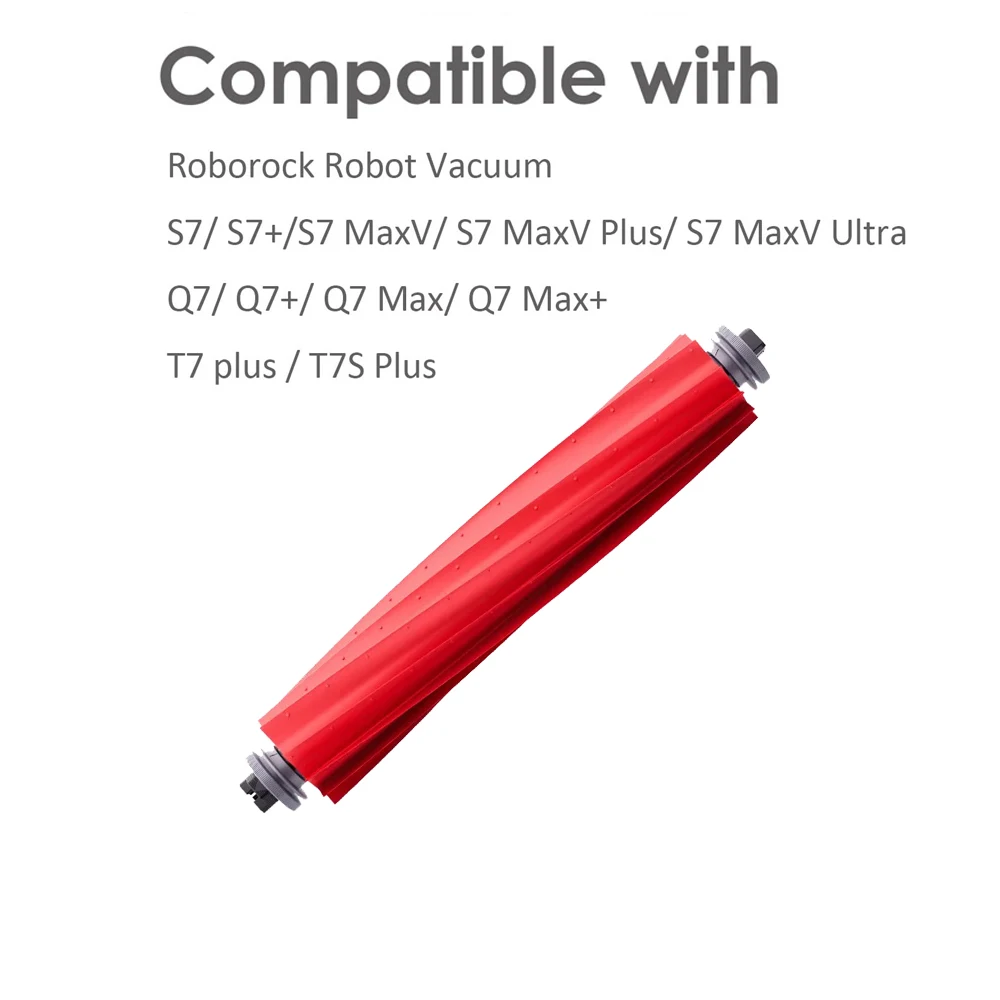 Oryginalne wymienne szczotka rolkowa miękkiego silikonu do Roborock S7 akcesoria Q7 S7maxv S70 S75 T7 S7PLUS części do robota odkurzającego