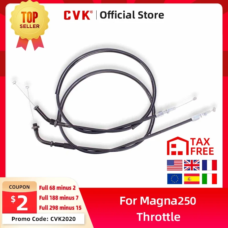 CVK Throttle Cable Oil Return Line Oil Extraction Wires For Honda Magna 250 Magna250 Dragon Dog 250 VF250 Motorcycle Accessories