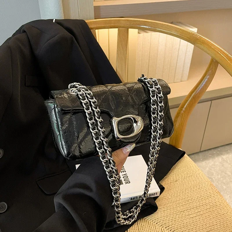 

Luxury Brand Classic Elegant Leather Shoulder Bag For Women Messenger Bag Crossbody Bag Popular